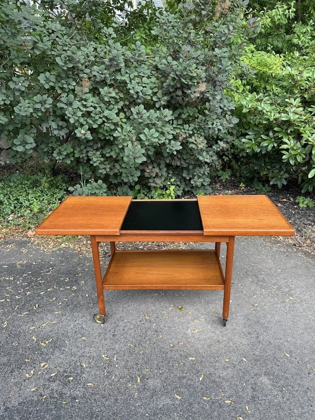 233 Kurt Ostervig for Jason Mobler Danish Teak Bar Cart