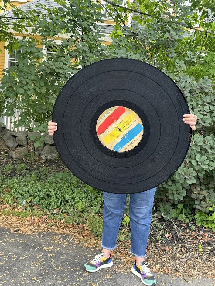 06 1980s Gigantic Record Wall Decor