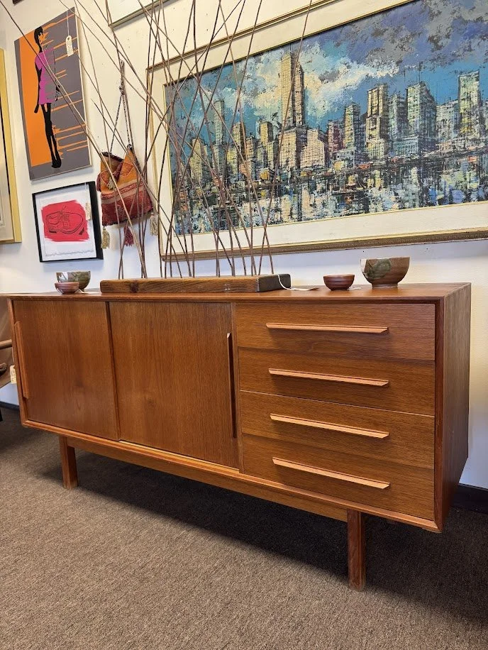 400 Mid C. Teak Credenza