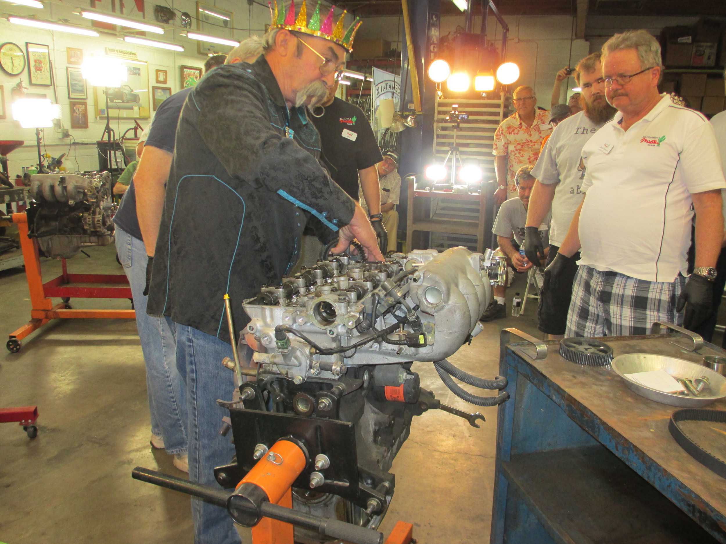 007 Mike demonstrating how to change a timing belt 1 3-28-15