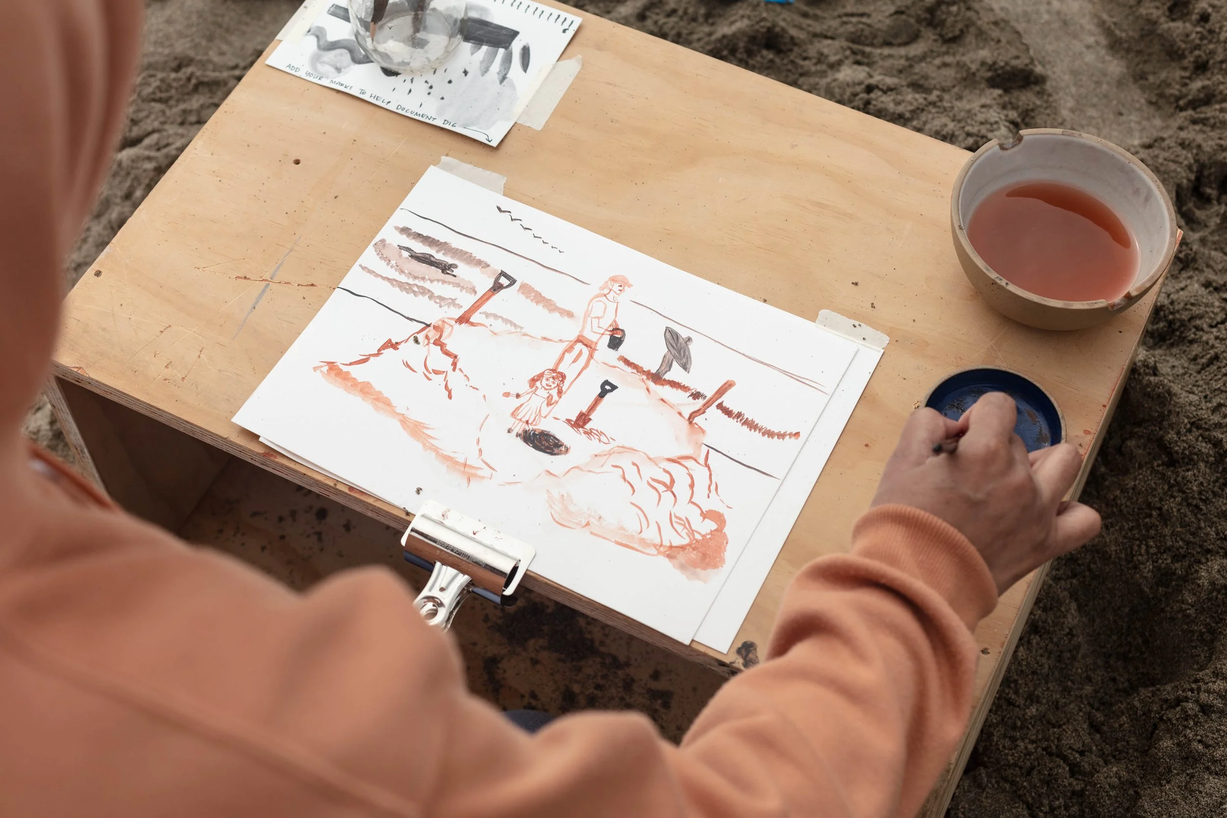 Day 8: Community Dig and Celebration at Ocean Beach with A Case For Making