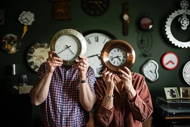 So very excited to share a few photos from my time with the Vaughn&rsquo;s, a family in Asheville NC who has an entire room dedicated to clocks. Impressive. Imagine all that ticking...
&mdash;
Photos for @carolinahomemag. Seen in this quarters public