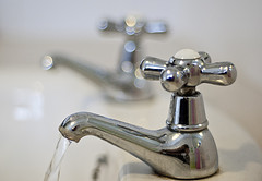 Stay away from pipes and other plumbing during electrical storms. These pipes can potentially carry the current of the lightning discharge into your body. Often lightning related injuries are not direct strikes but related to secondary damage and burns related to making contact with conductors within structure.