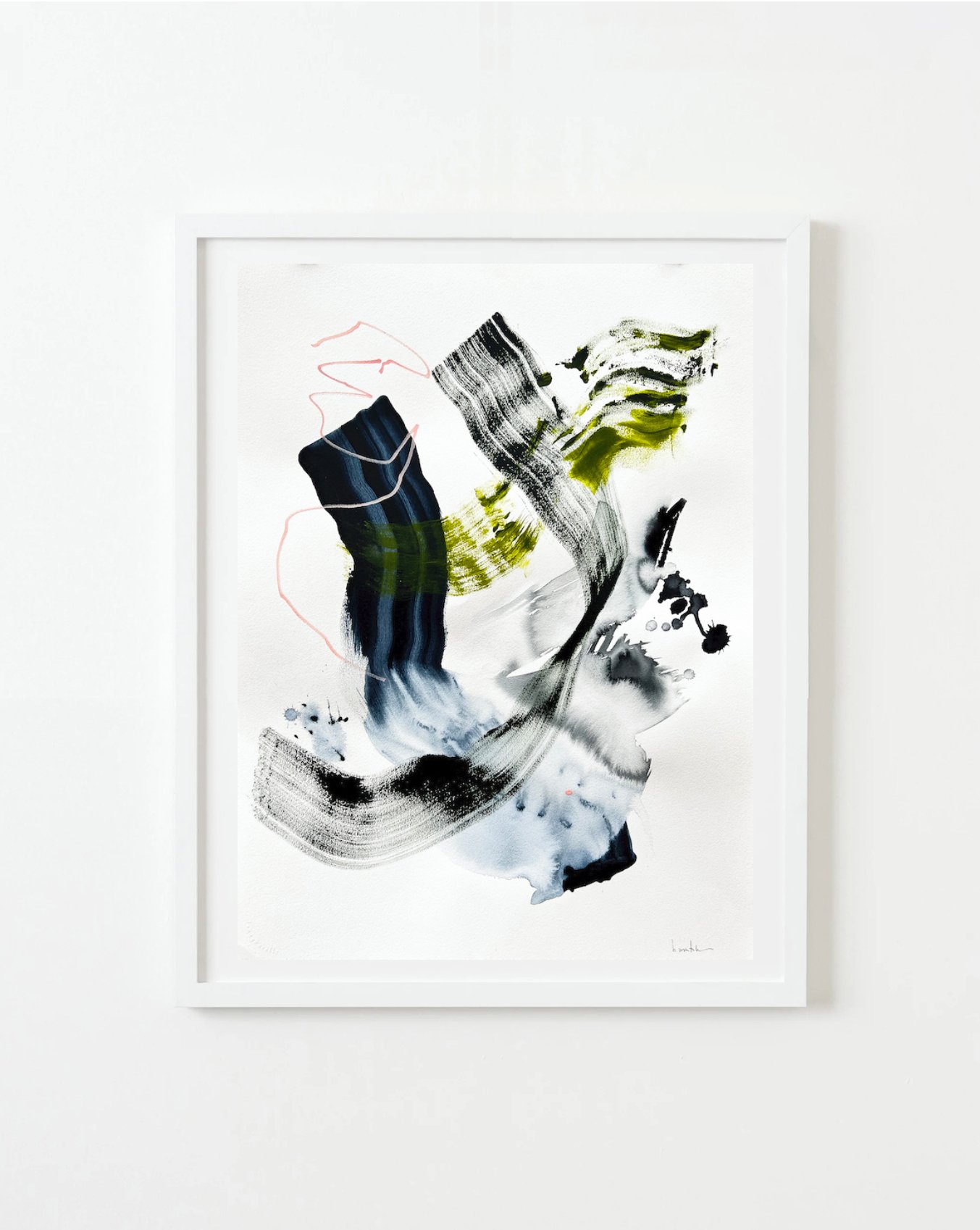 #6. Paper. 22x30. Unframed.