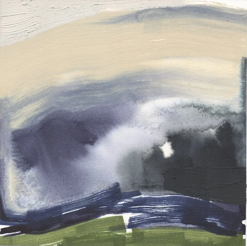 Summer Storms. 8/18. Paper. 8x8. Unframed.