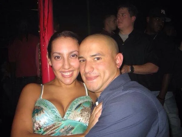 Brittnay and Daniel on the night they met.