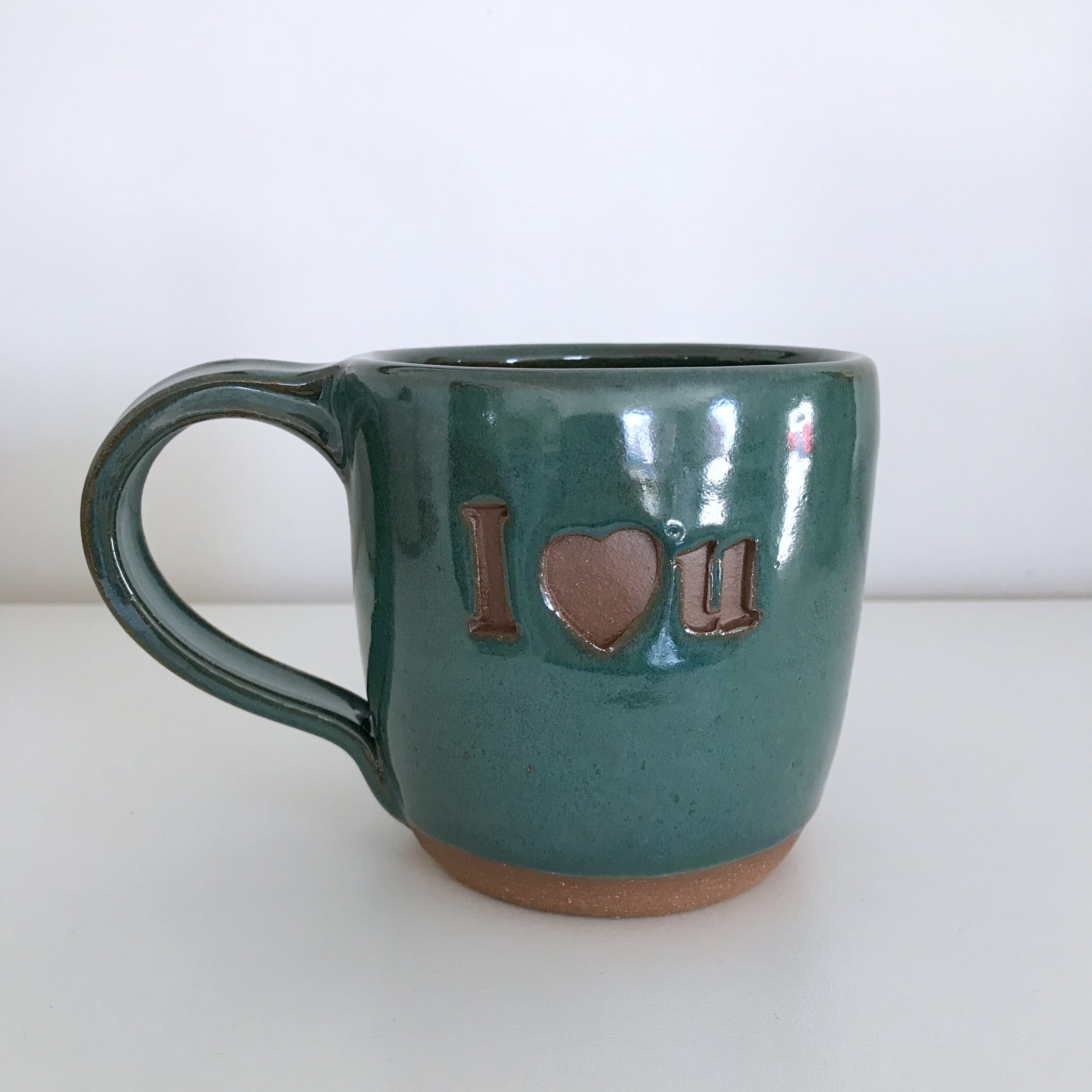 I heart you in ocean