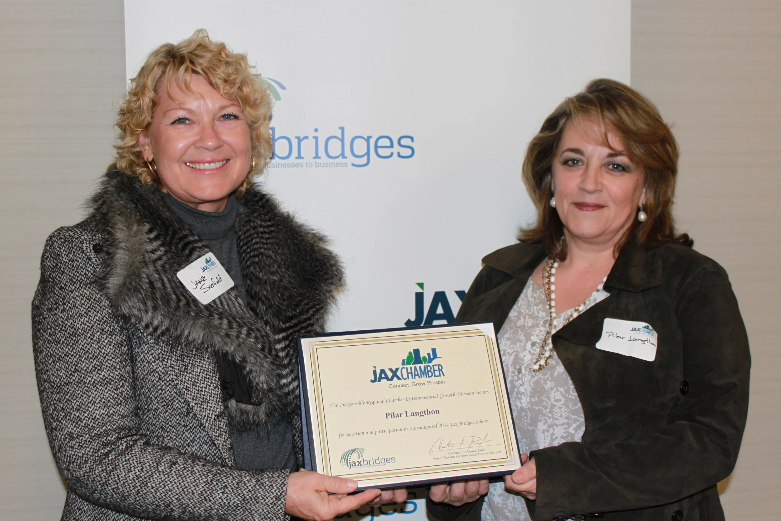 JAXBridges_RecognitionEventU_January2015.JPG
