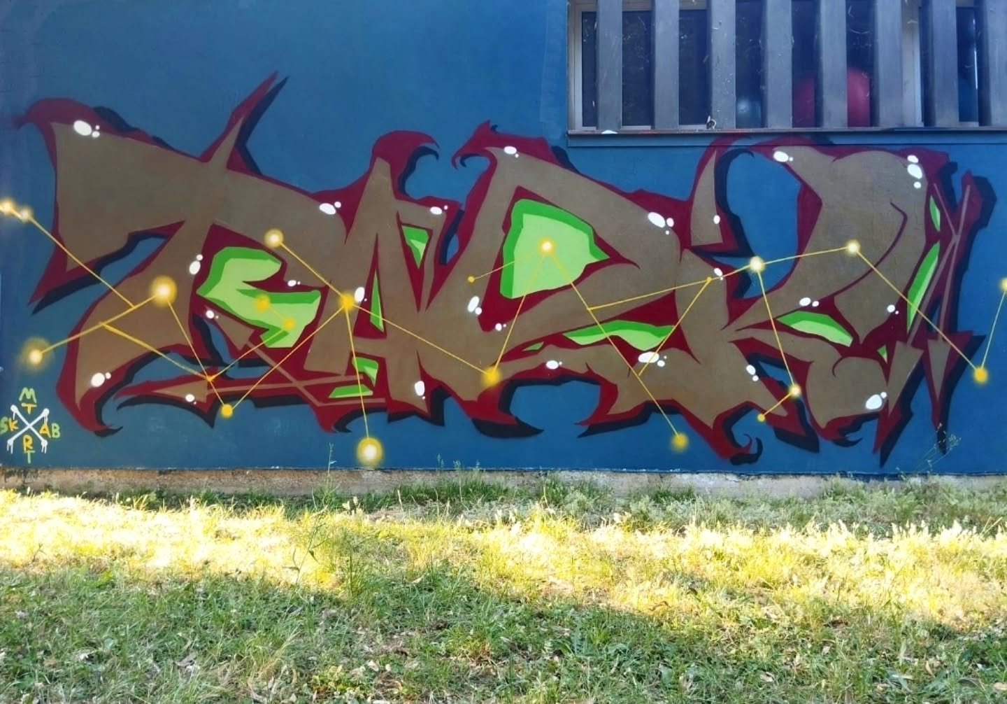 New @jurassic_tark 
.
.
.
.
.
.
.
#graffiti #graffs #spraycans #writing #sprayart #colors #blue #graffphotography #graffitiart #graffitiwall&nbsp; #graffitiporn #tark  #mbts #modernbrutality #urbangraffiti #urbanwalls #itagraffiti #jam  #graffitiworl