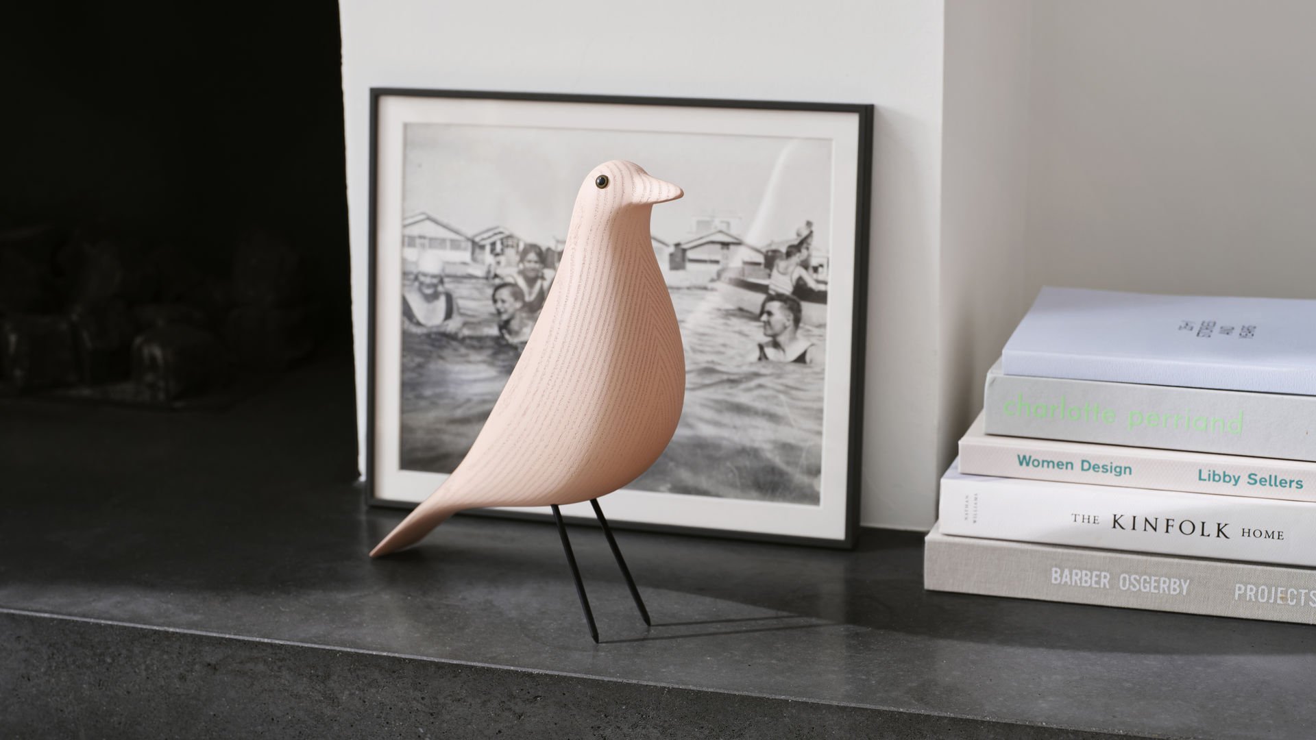 vitra eames house bird limited edition roze groen