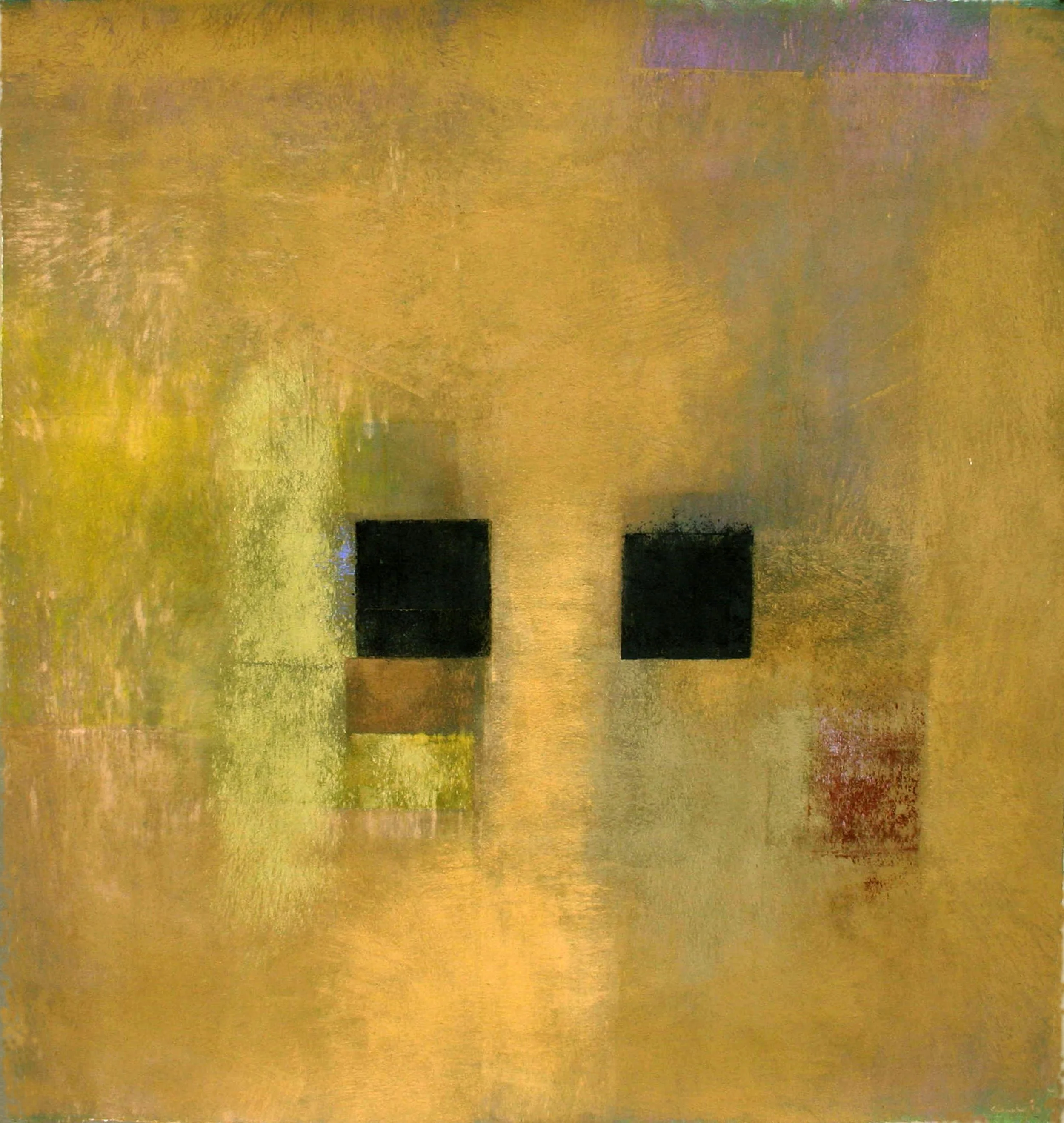 The curving silence of low marshy days---dry pigment on Arches paper---41 x 38"   SOLD