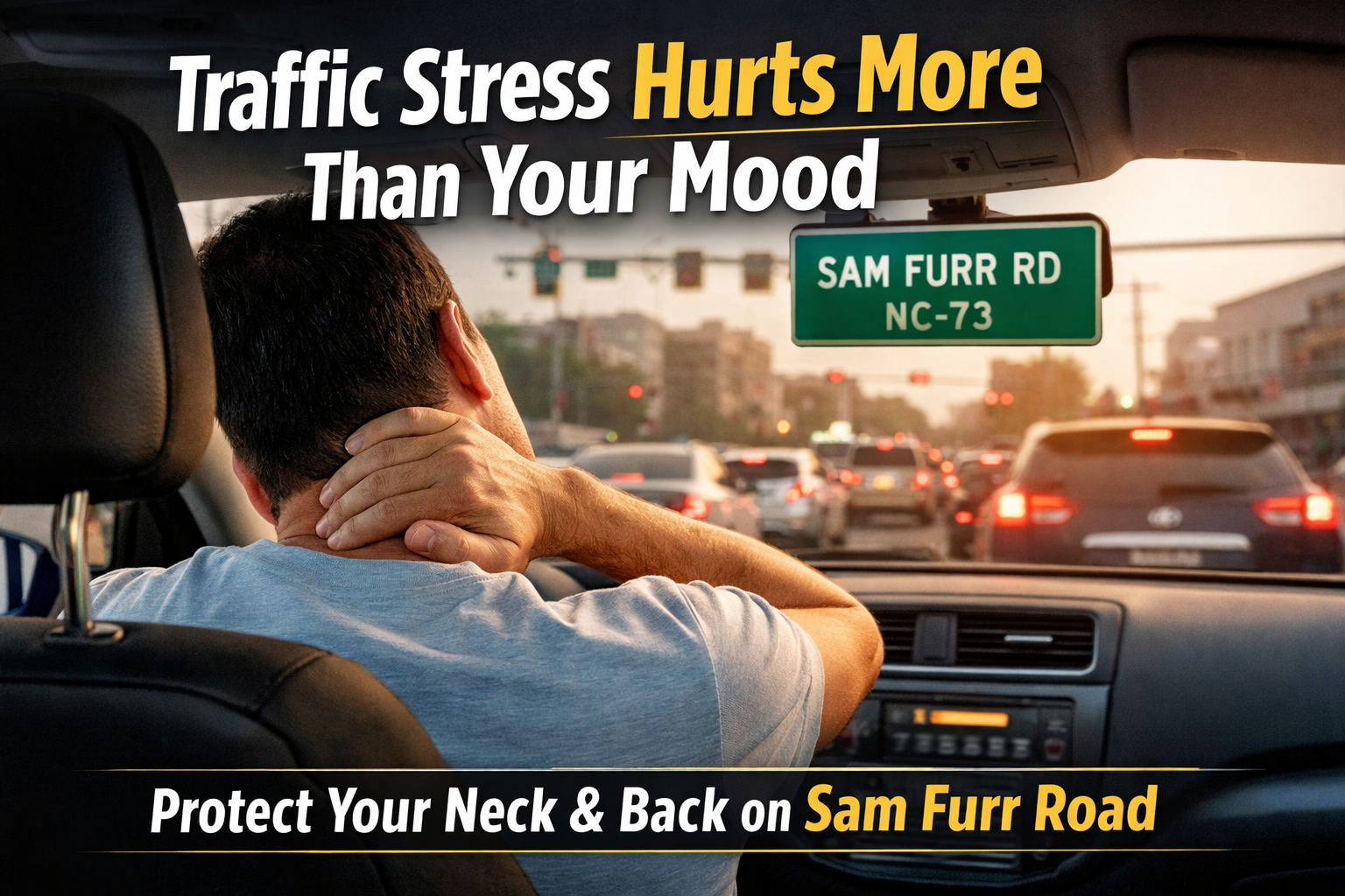 Sam Furr Road Traffic: How Stressful Driving Impacts Your Neck and Back