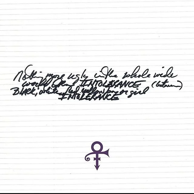 &ldquo;Nothing more ugly in the whole wide world than INTOLERANCE (between) Black, white, red, yellow, boy or girl&rdquo; Happy 62nd Birthday to the one and only, the incomparable, Prince.
