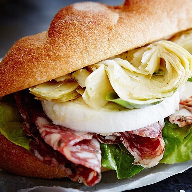 Wild Thing, I think I love you... Wanna know for sure? Pop by our Islington branch this week and give it a try for just £4 😍😍😍 Artichokes, salami, mozzarella and spinach in a gluten-free baguette ❤️❤️❤️