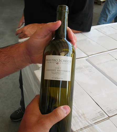 The First bottle off the line