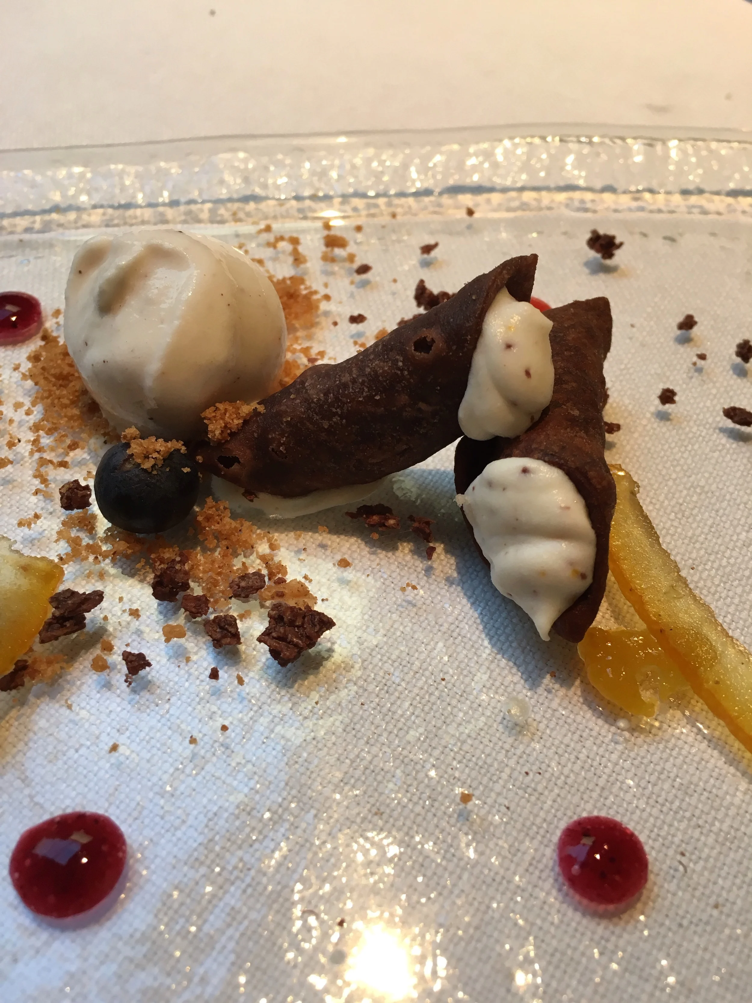 I chose Dessert #2, Cannoli