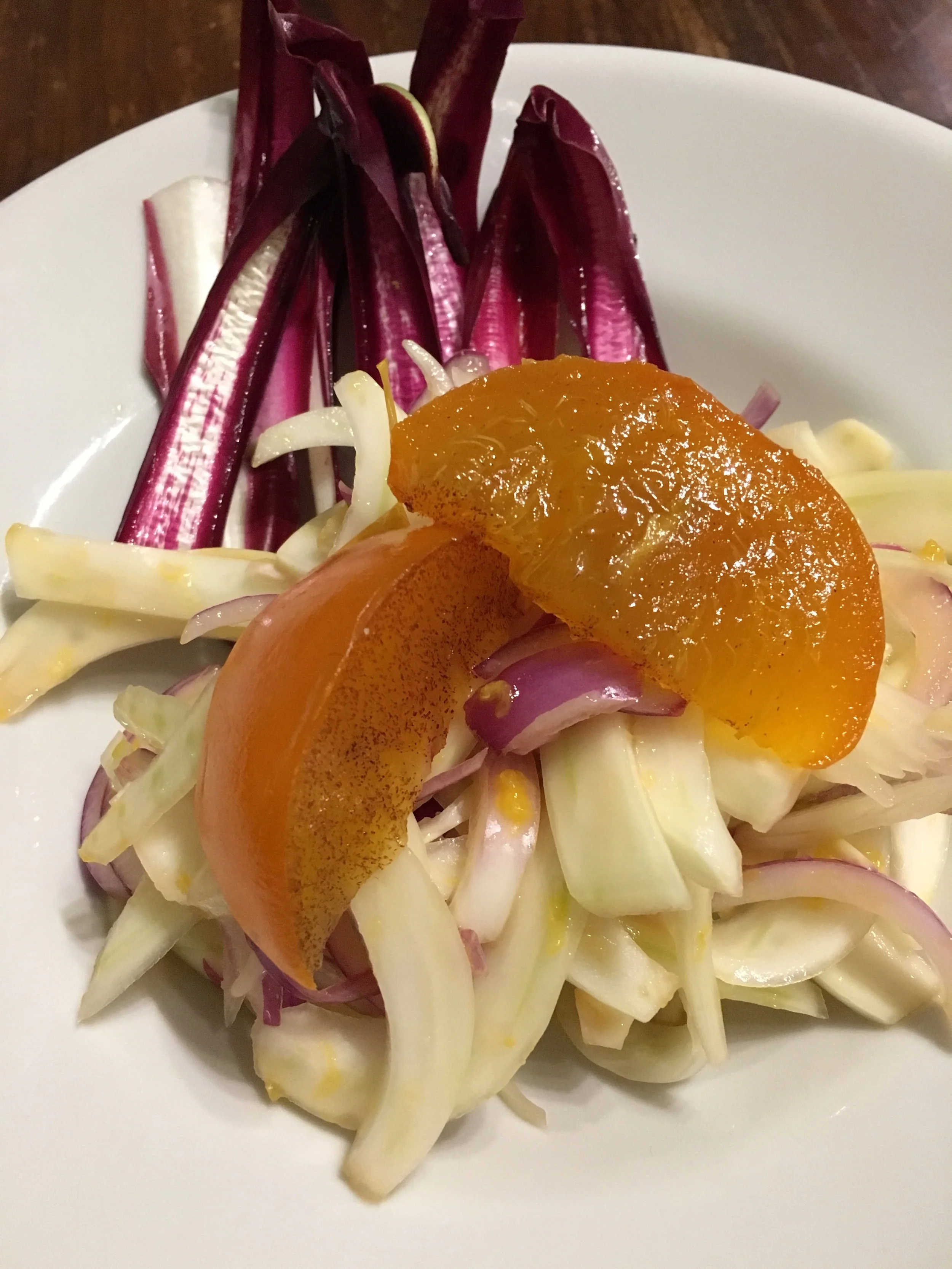 Fresh winter style salad. 
