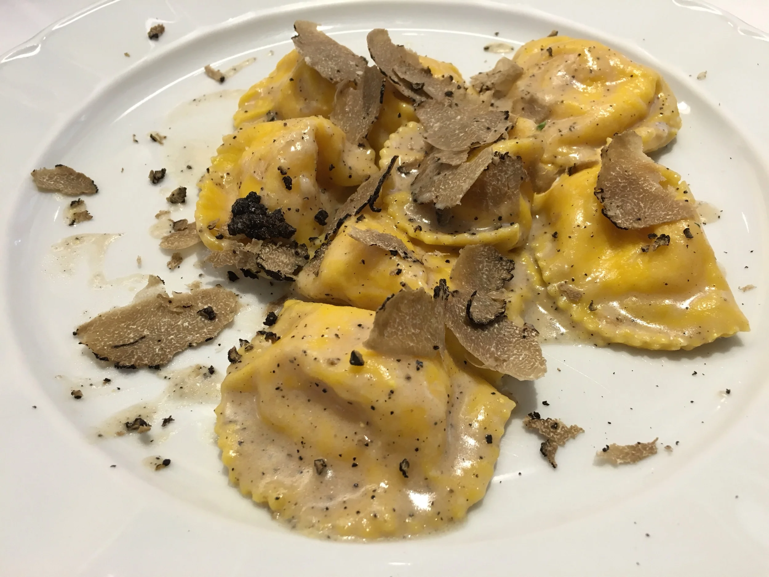 Pasta with truffles