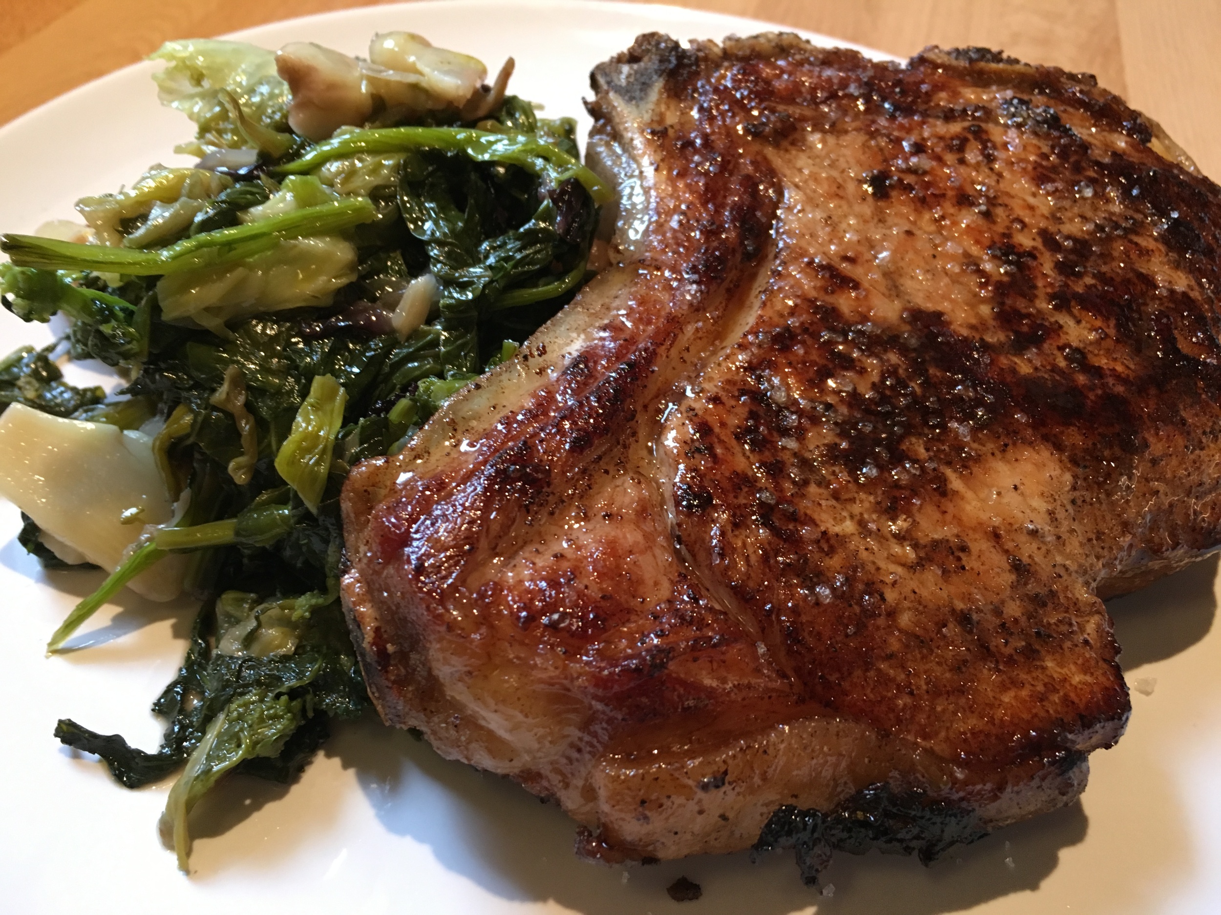 Veal Chop close up