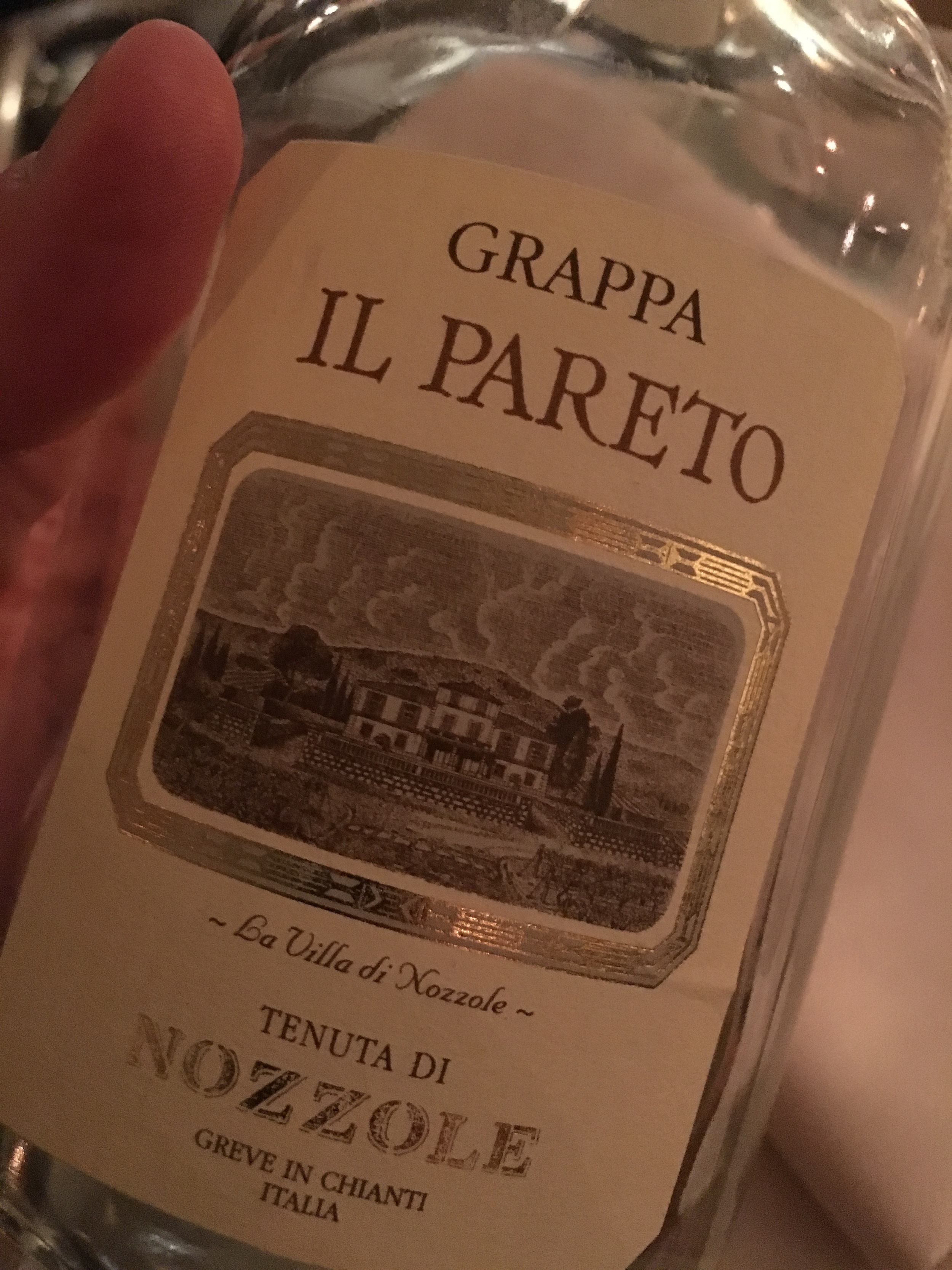 Il Pareto Grappa of Cabernet Sauvignon