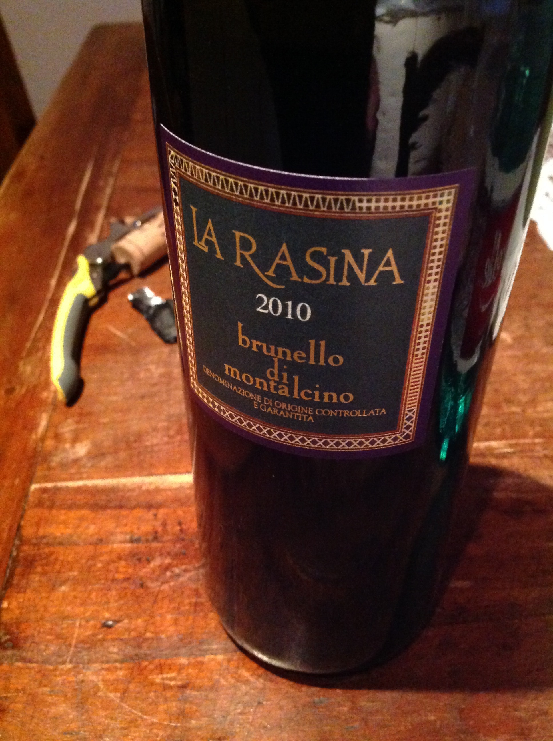 La Rasina 2010 Brunello di Montalcino