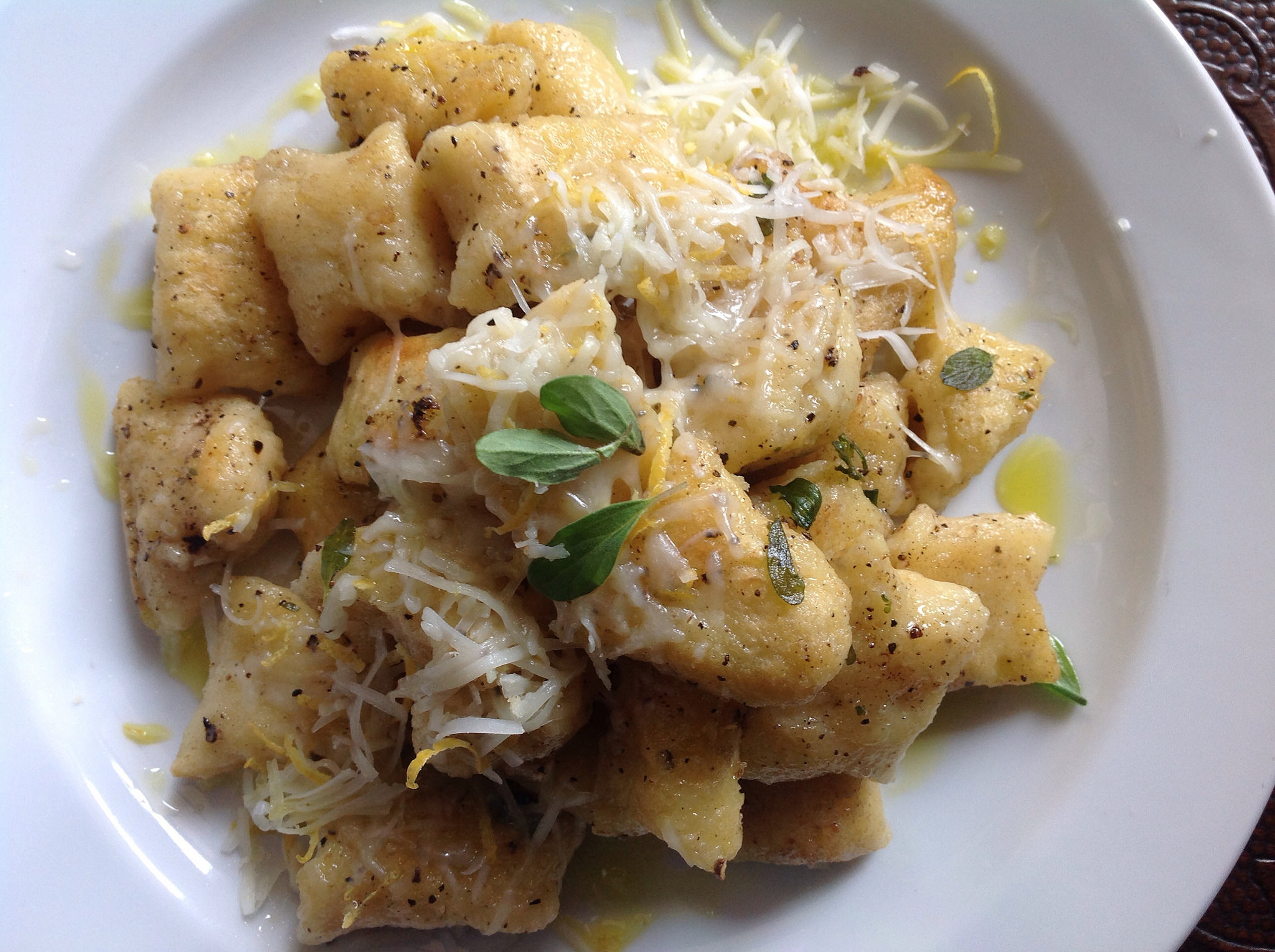 Gnocchi with Lemon and Parmigiano