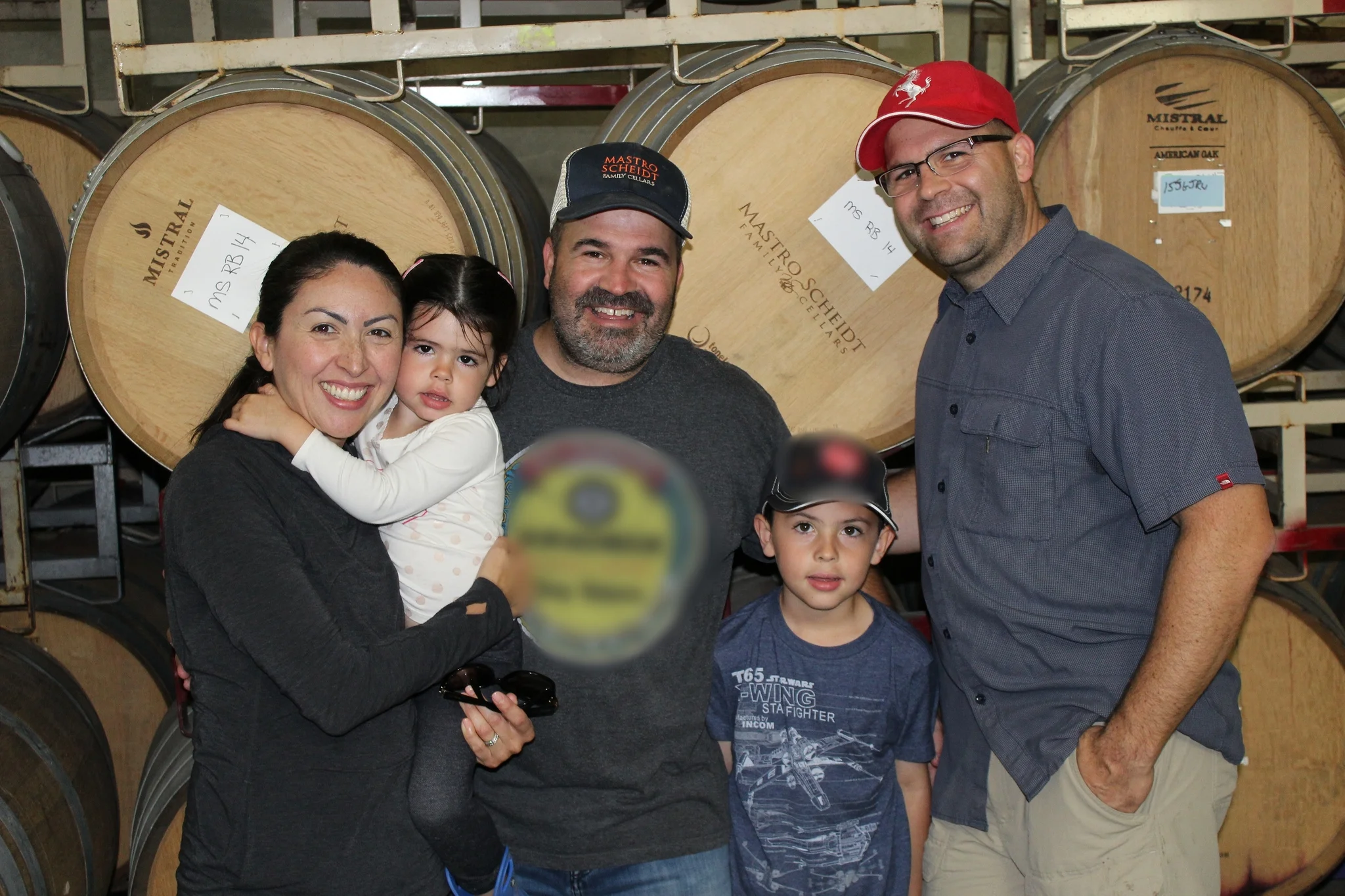 All together in the cellar