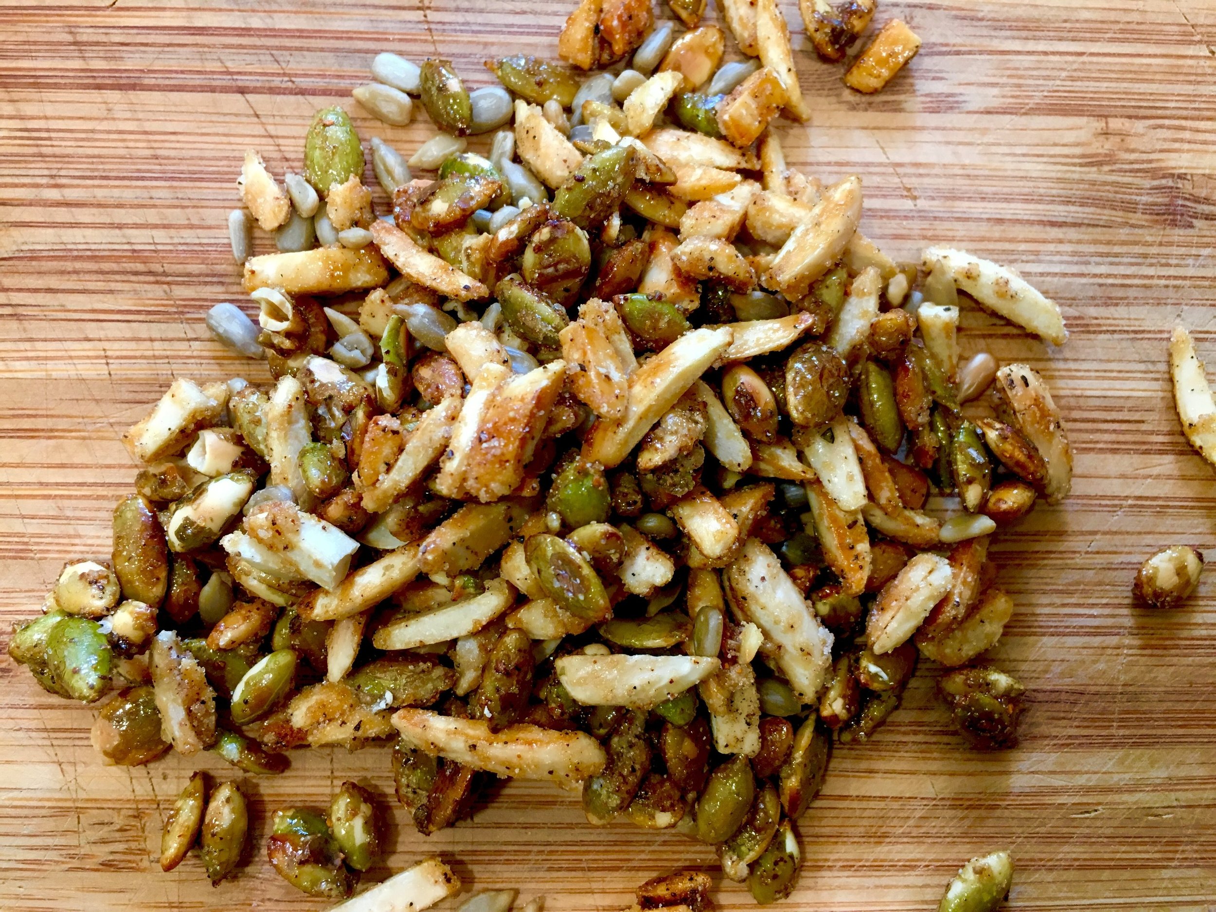 Toasted and Seasoned Nuts and Seeds