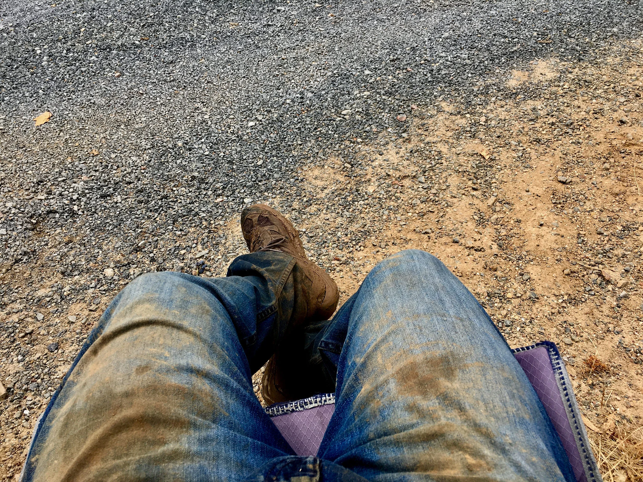 These jeans will never be blue again.