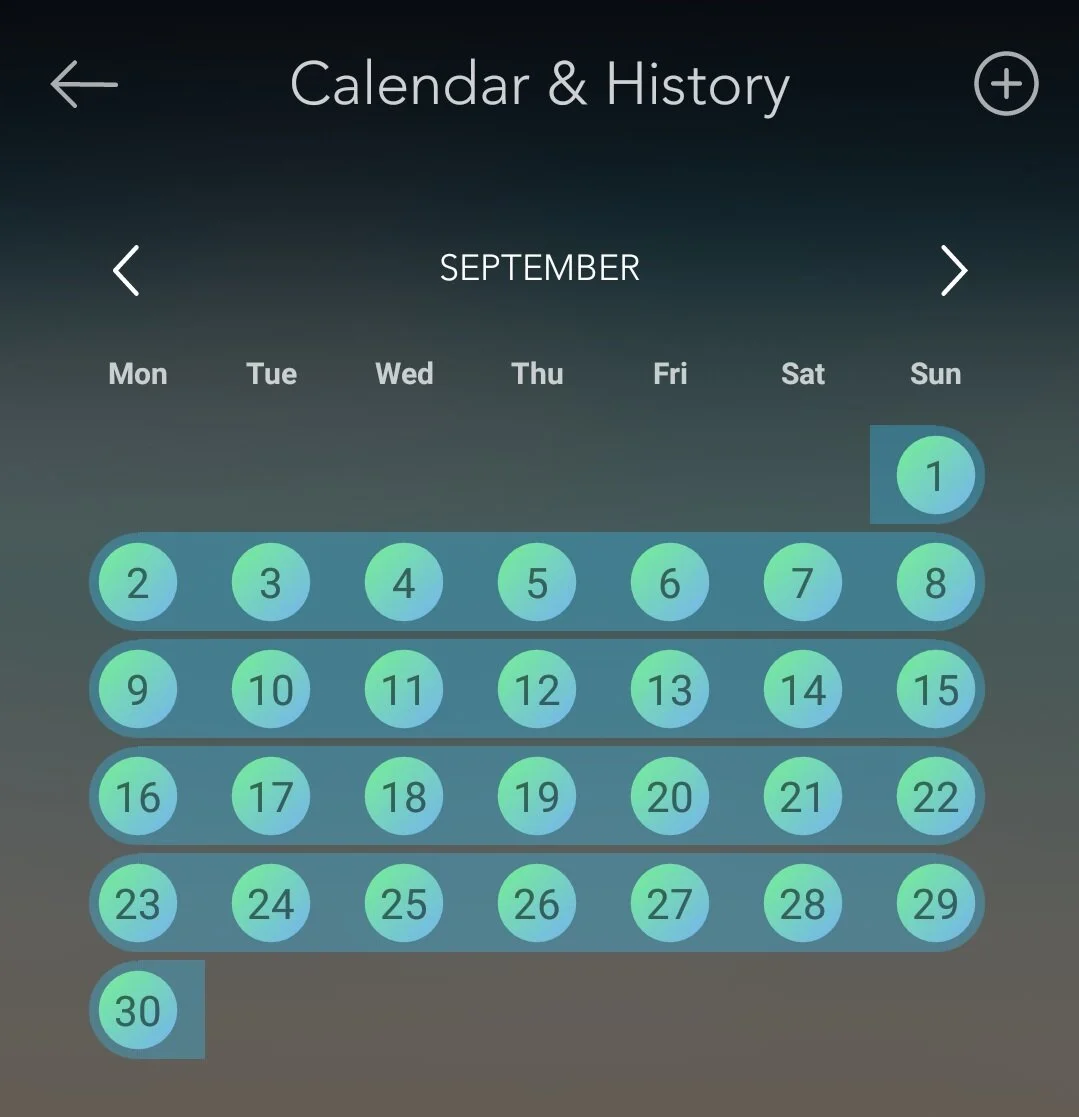 September meditation progress