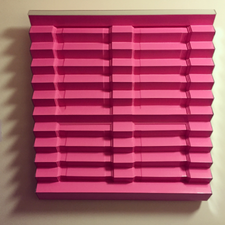 Jim Lambie's Radiator (pink) 2009