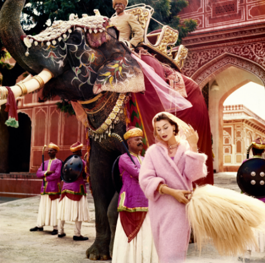 Anna Gunning in Jaipur by Norman Parkinson