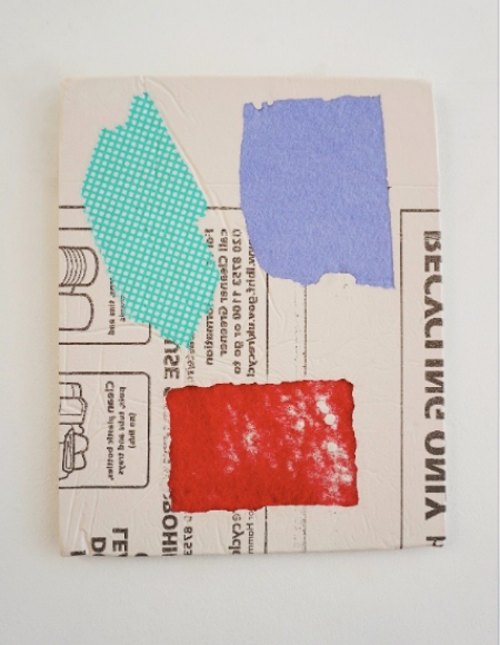 Domestic Bliss Recycled Fragment (Green, Red, Purple) 