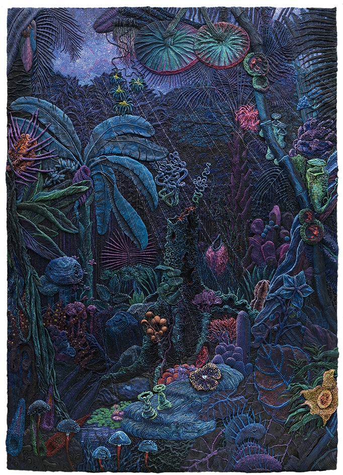 Henry Hudson, 00:00 - 02:00, Plasticine on aluminium board, 210 x 150 cm, Executed in 2016