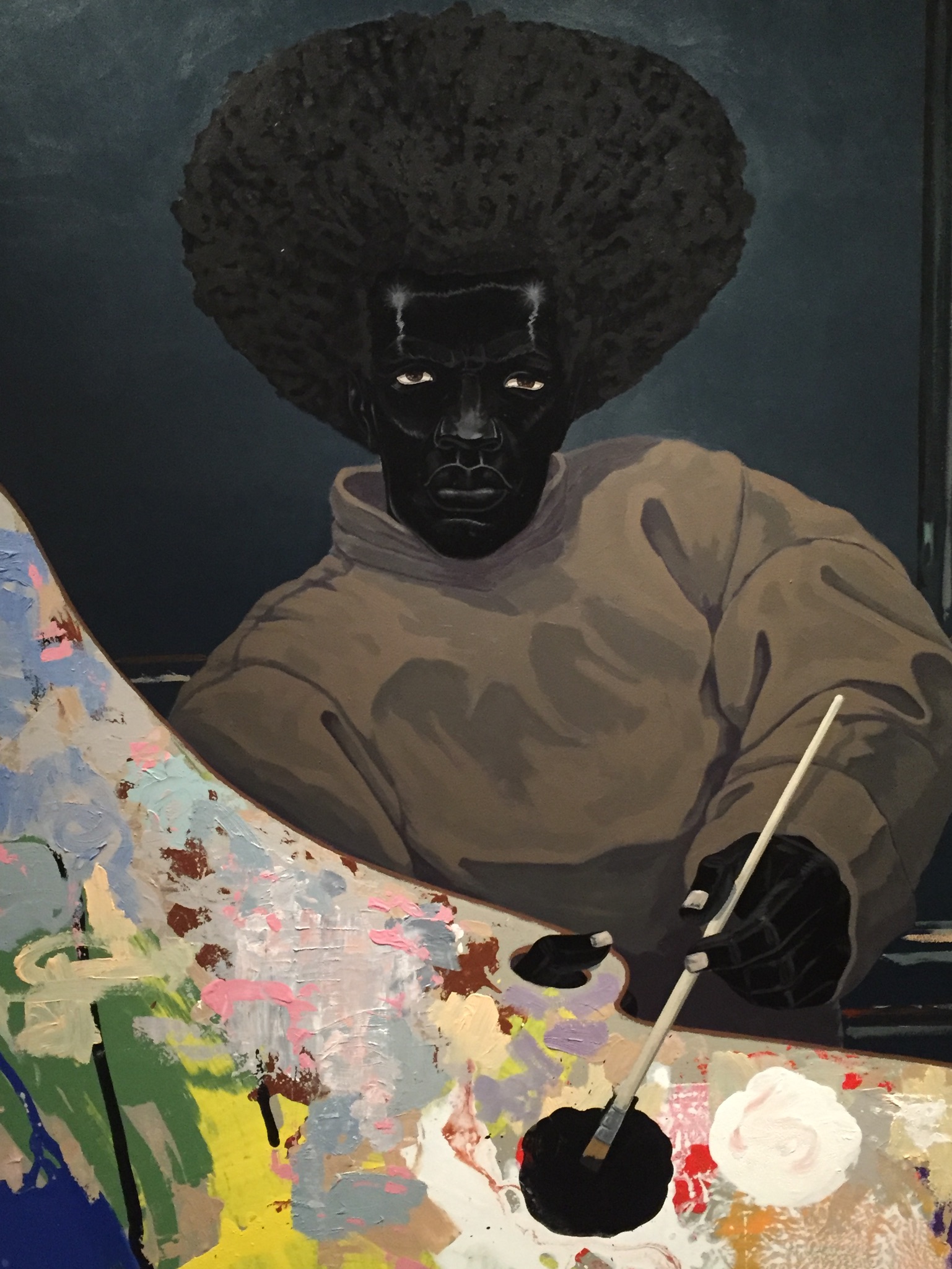 Kerry James Marshall Painting