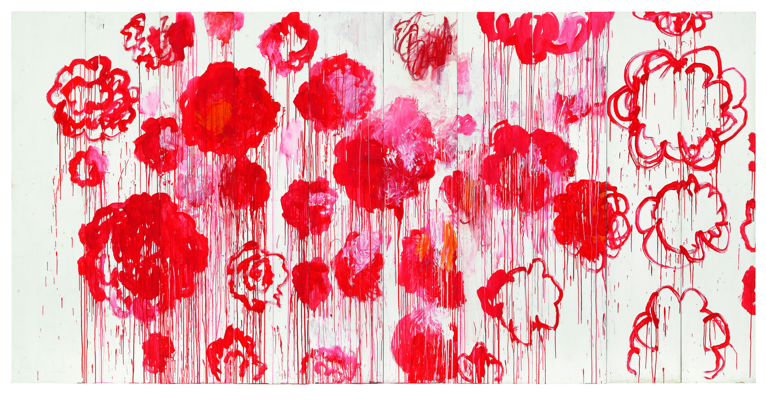Blooming, 2001-2008, by Cy Twombly. Photograph: © Cy Twombly Foundation
