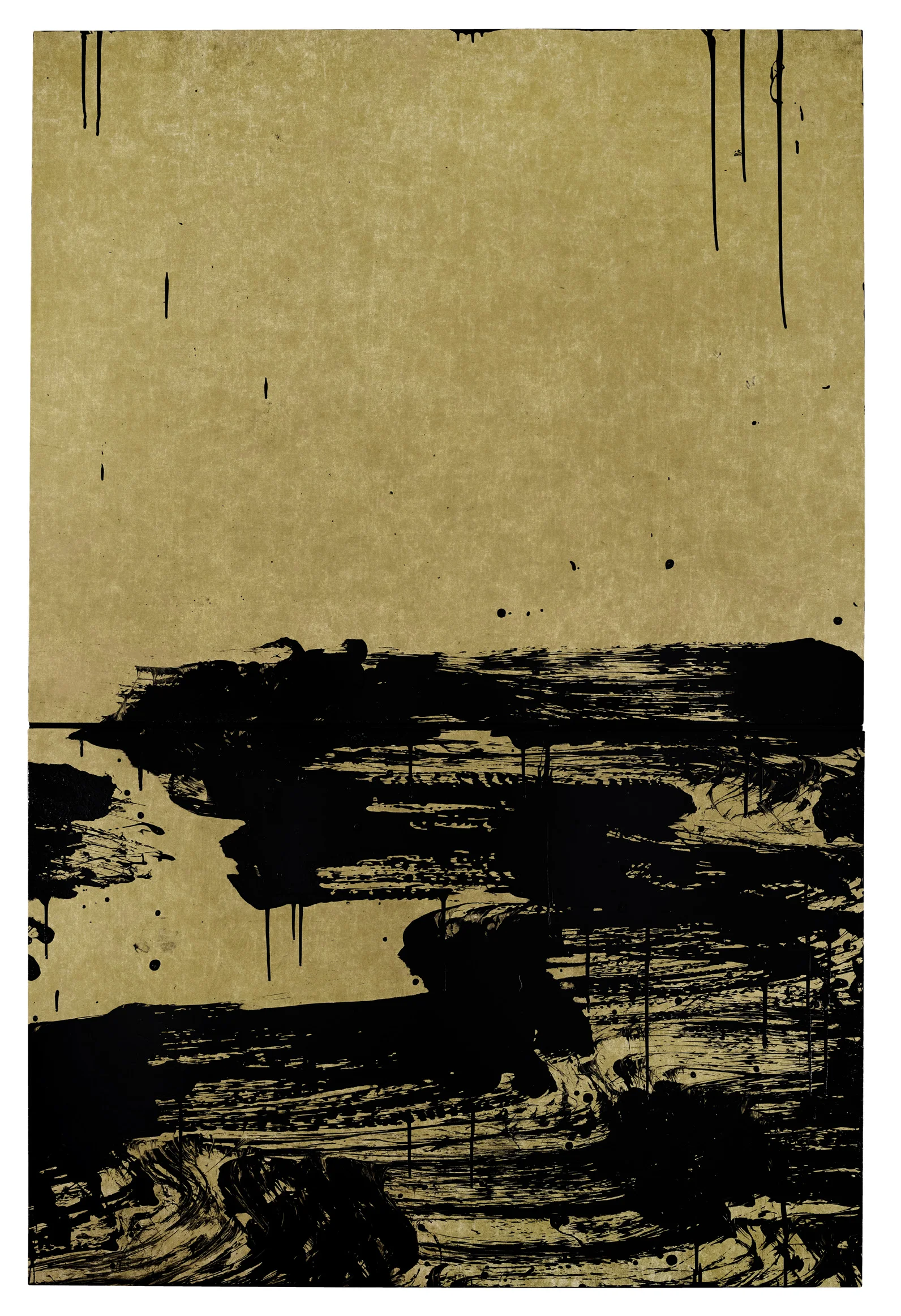 Fabienne Verdier, Ressac III, 2016, Acrylic and mixed media on canvas, 226 x 150 cm, courtesy Waddington Custot.jpg