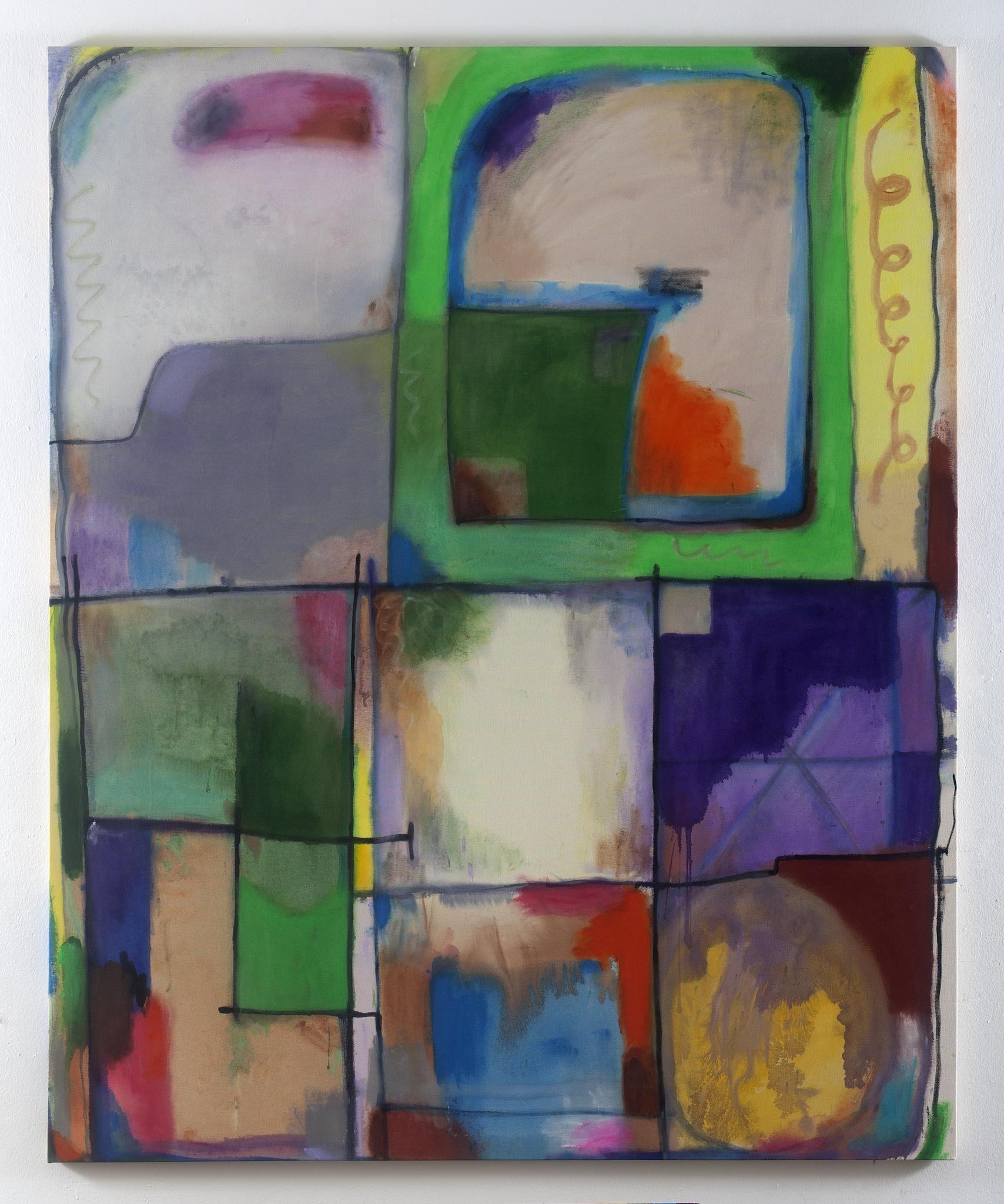 Julius Reichel , BHG 9, 2017, acrylic on canvas, 180 x 145 cm, 70 7/8 x 57 1/8 in. Taken by Nicky Sims.