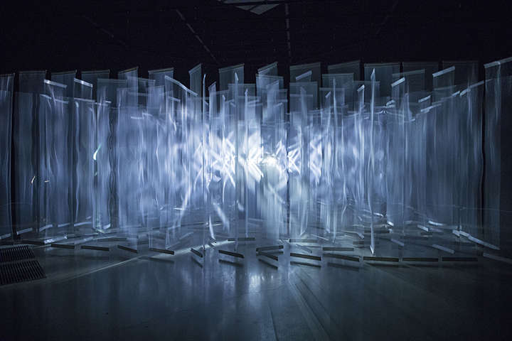 Installation view: Julio Le Parc: Form into Action, Pérez Art Museum Miami, Miami, 2016–17. Photo courtesy PAMM.