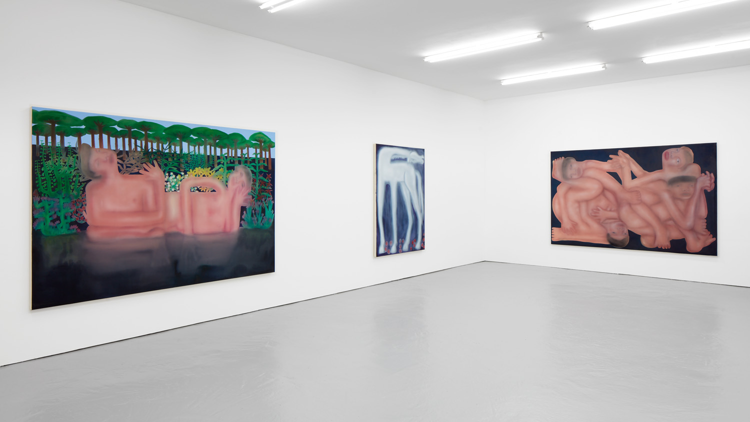 In Dirty Water - George Rouy, 2017, installation view, J Hammond Projects. All images courtesy of the artist and J Hammond Projects.