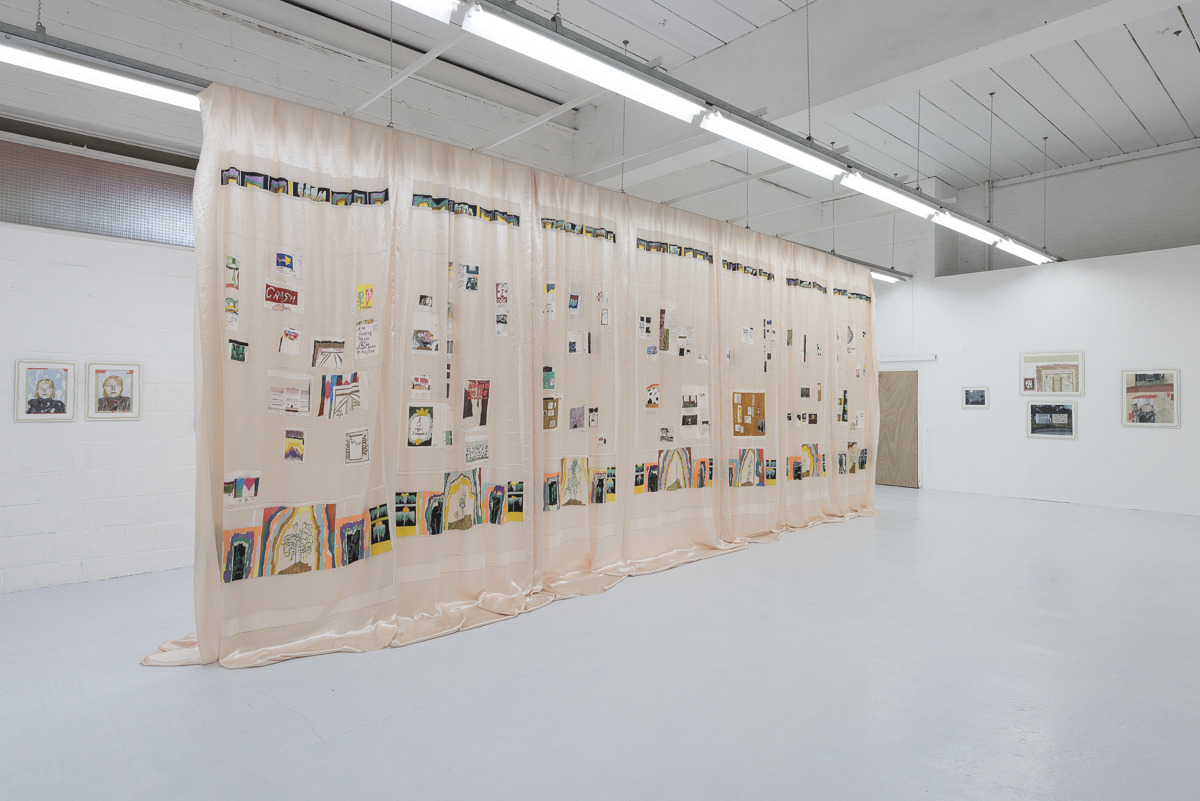 Morning Defeats - Marie Jacotey, installation view, 2017, Hannah Barry Gallery. All images courtesy of the artist and Hannah Barry Gallery.