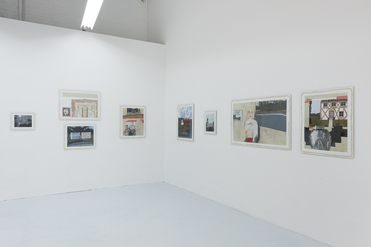 Morning Defeats - Marie Jacotey, installation view, 2017, Hannah Barry Gallery