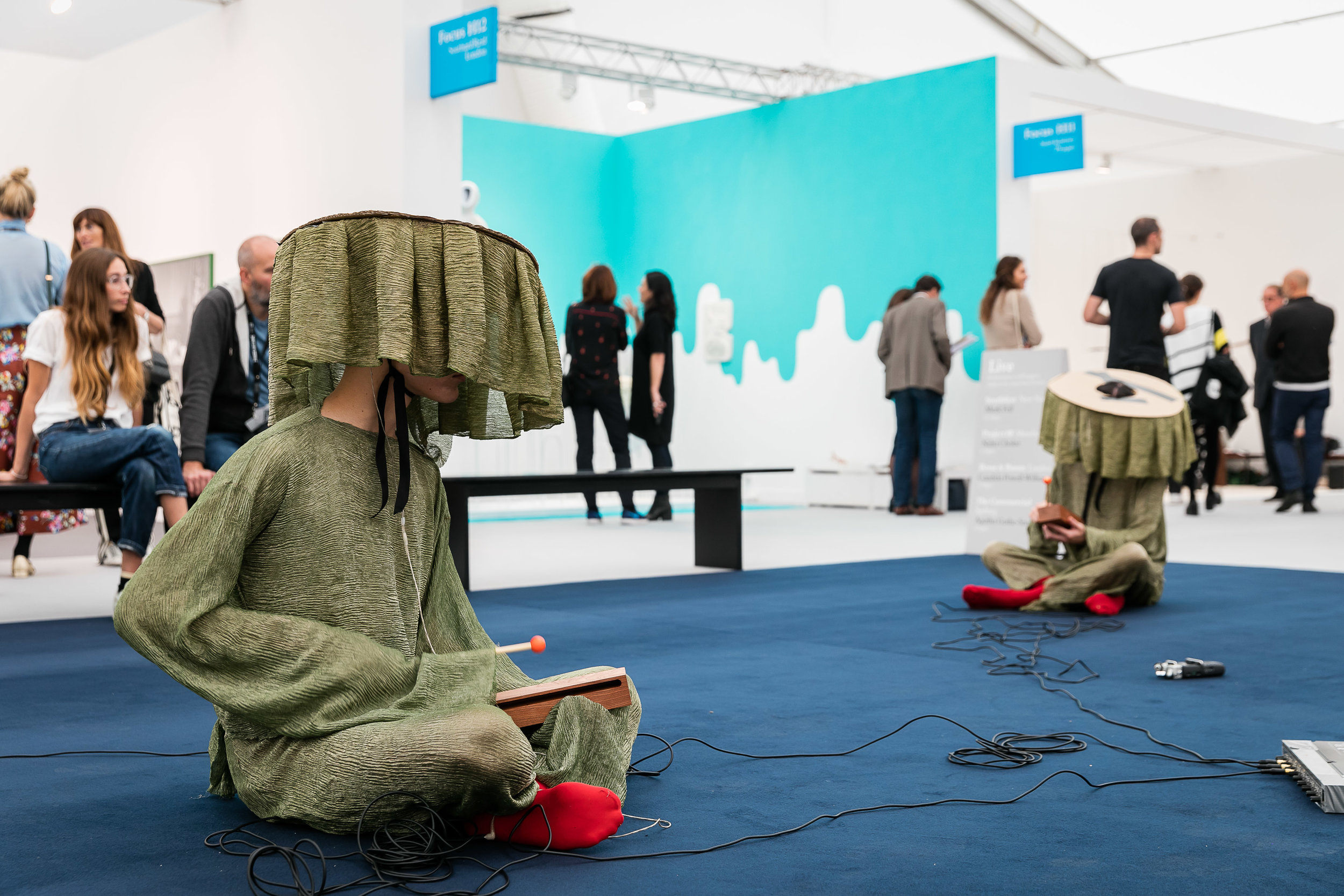 The Live Section at Frieze London. Photo courtesy of Mark Blower/Frieze.