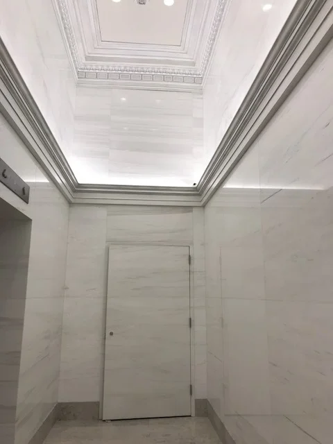 881 Broadway_Faux Marble Fire Door