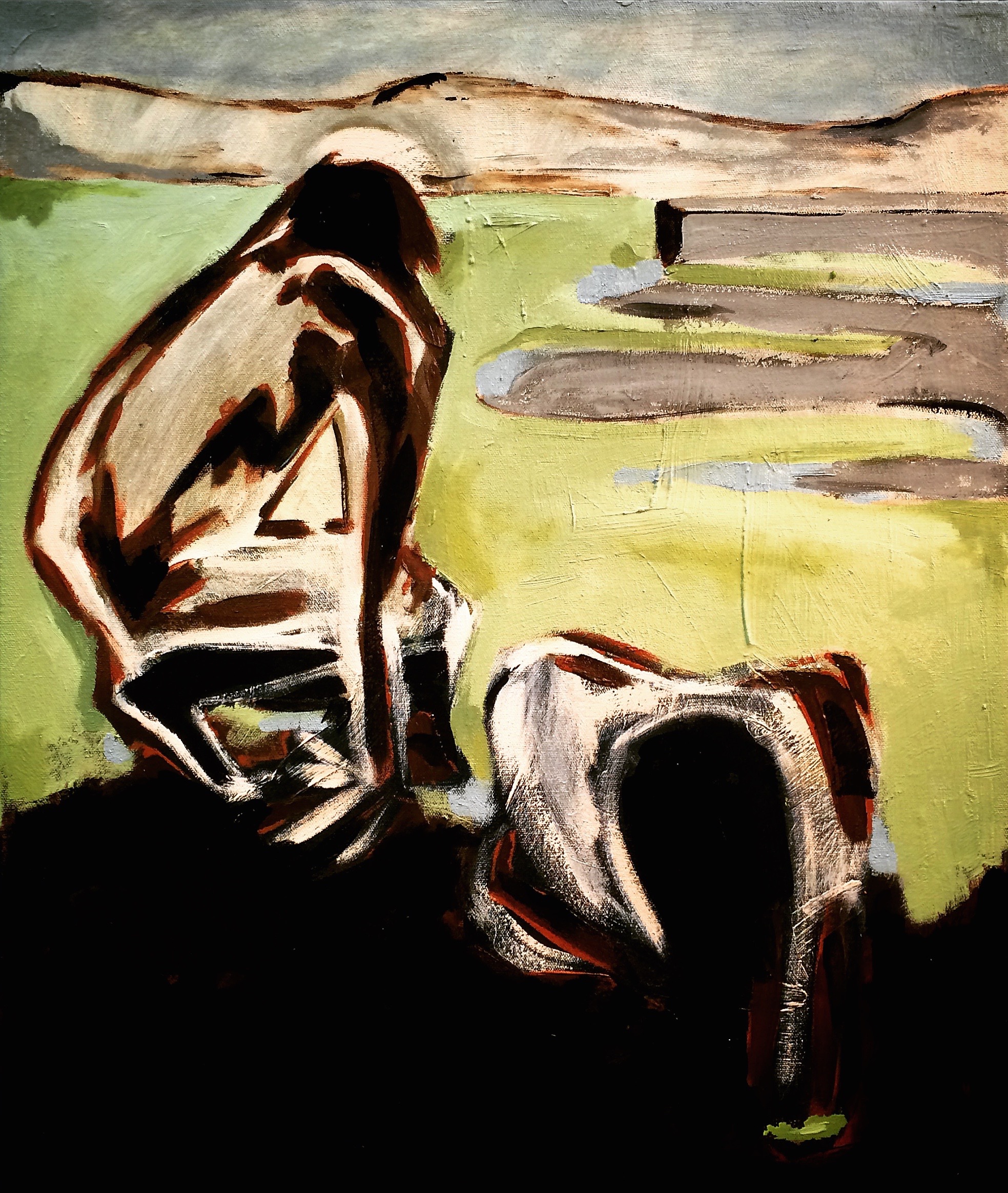 Two Women in the Mud (2015)
