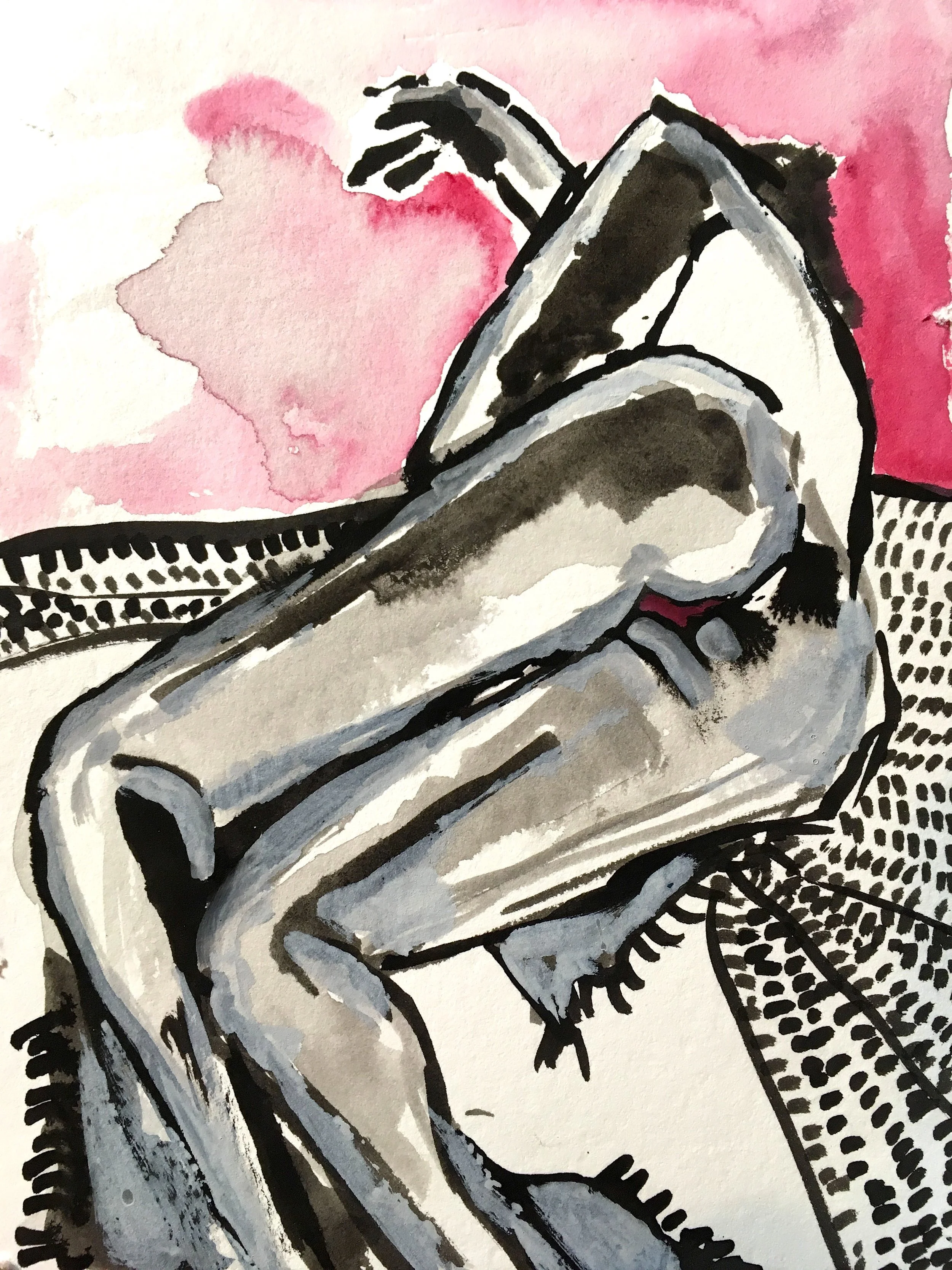 Nude with Pink (2017)