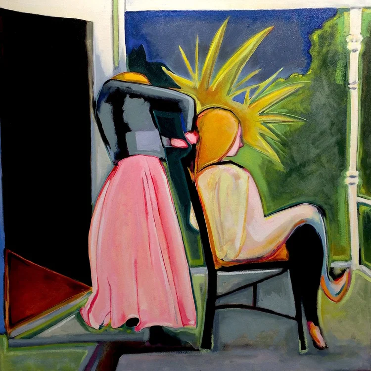 The Haircut • 2016 • oil on canvas • 40x40in