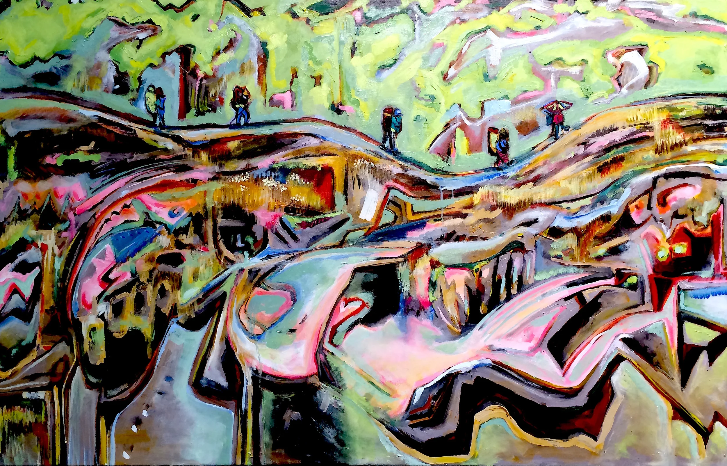 The Expedition • 2016 • oil on canvas • 36x56in