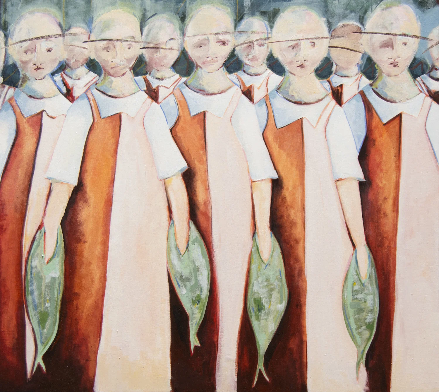 I've Never Been Fishing, 1 • 2015 • oil on canvas • 35x40in SOLD