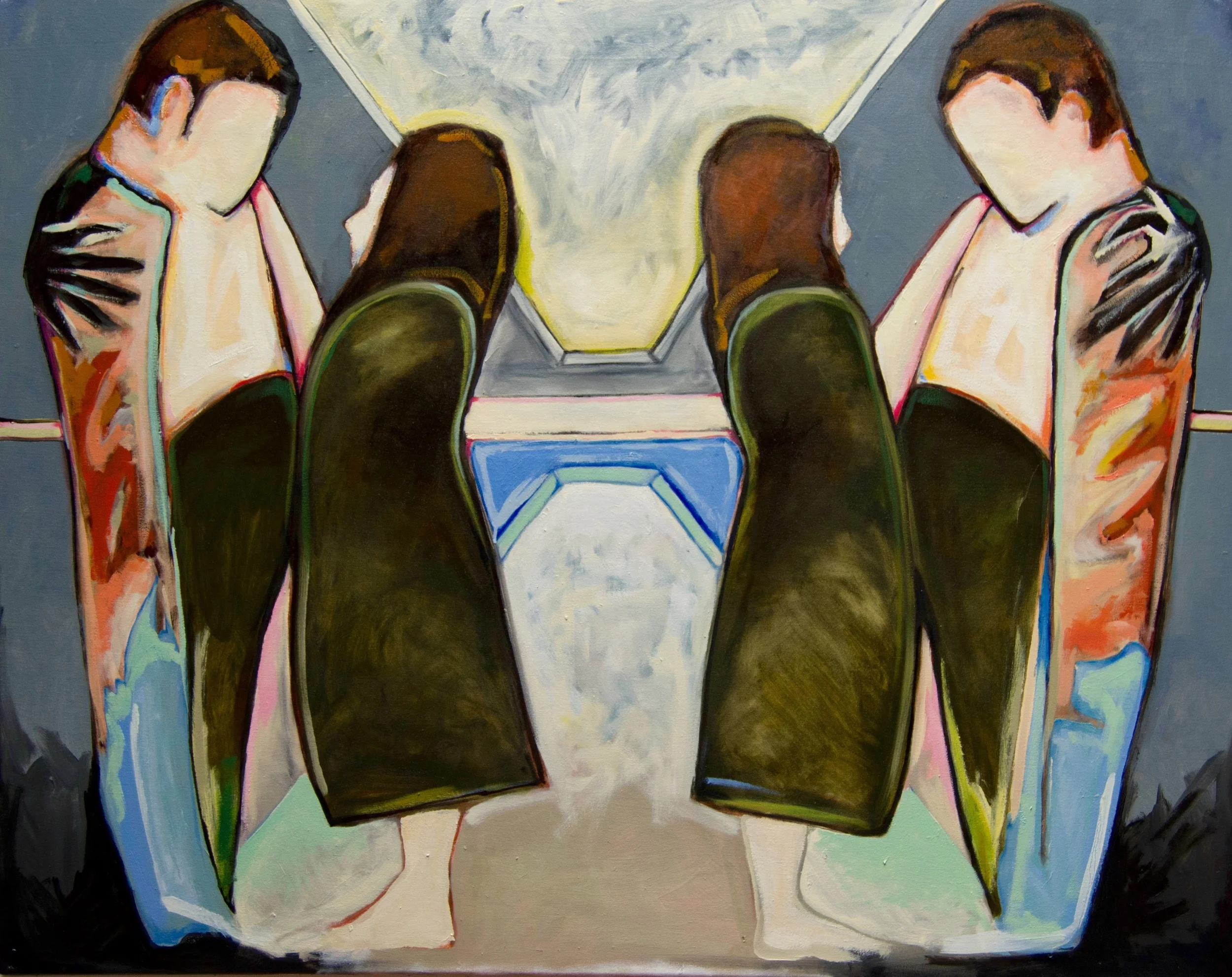 The Children Sane • 2015 • oil on canvas • 40x50in